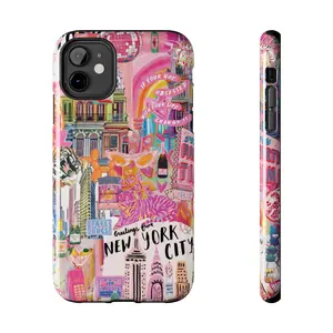 New York City Collage Case iPhone 15 14 13 12 11 Pro Max, NYC Collage Phone Case, Gift for Her, Trendy Cute Aesthetic Phone Case