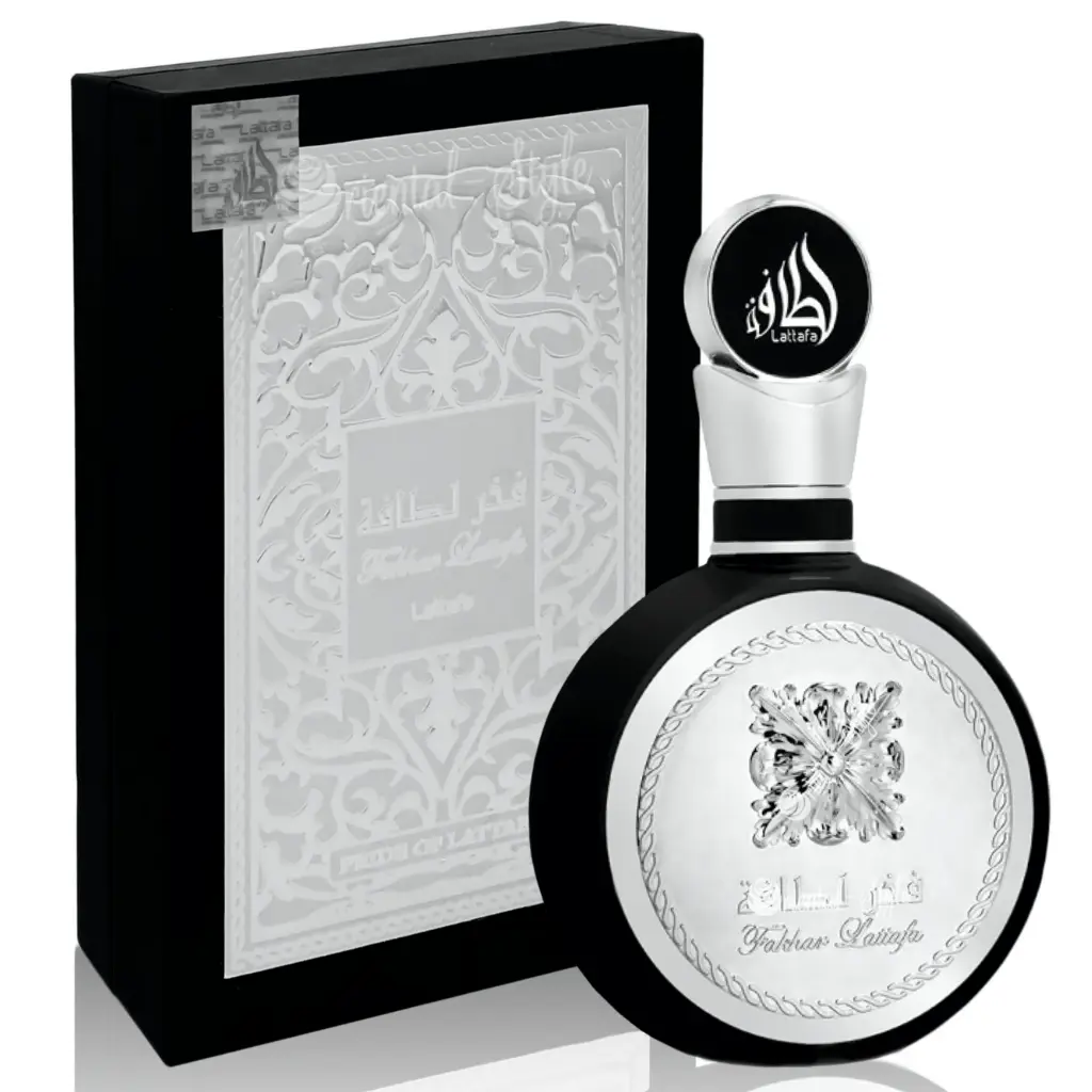 Fakhar for Men Eau de Parfum Spray 100ml (3.4 oz) by Lattafa – Elegant Woody Vanilla Men’s Fragrance