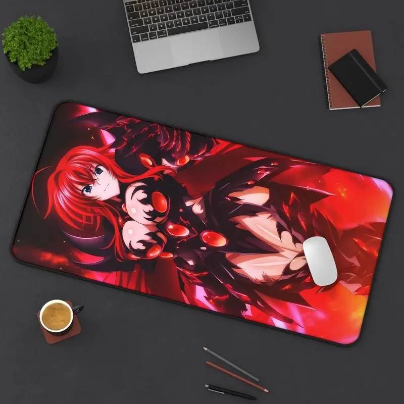 Rias Gremory Extended Mousepad – Anime Girl Gaming Mat for Weebs & Cosplayers, Gaming Mouse Pad, Kawaii Gaming Setup