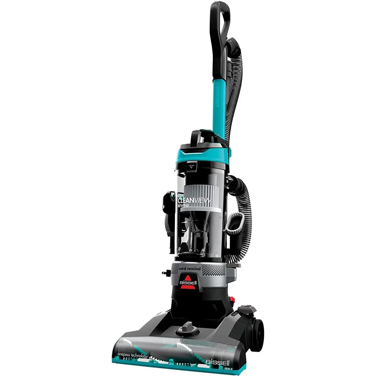 212 MAIN Lightweight Bagless Corded Upright Vacuum - Clean View Design, Multi-Level Filter, Auto Rewind, Easy Cleaning for Multi-Surface Household Floor Care