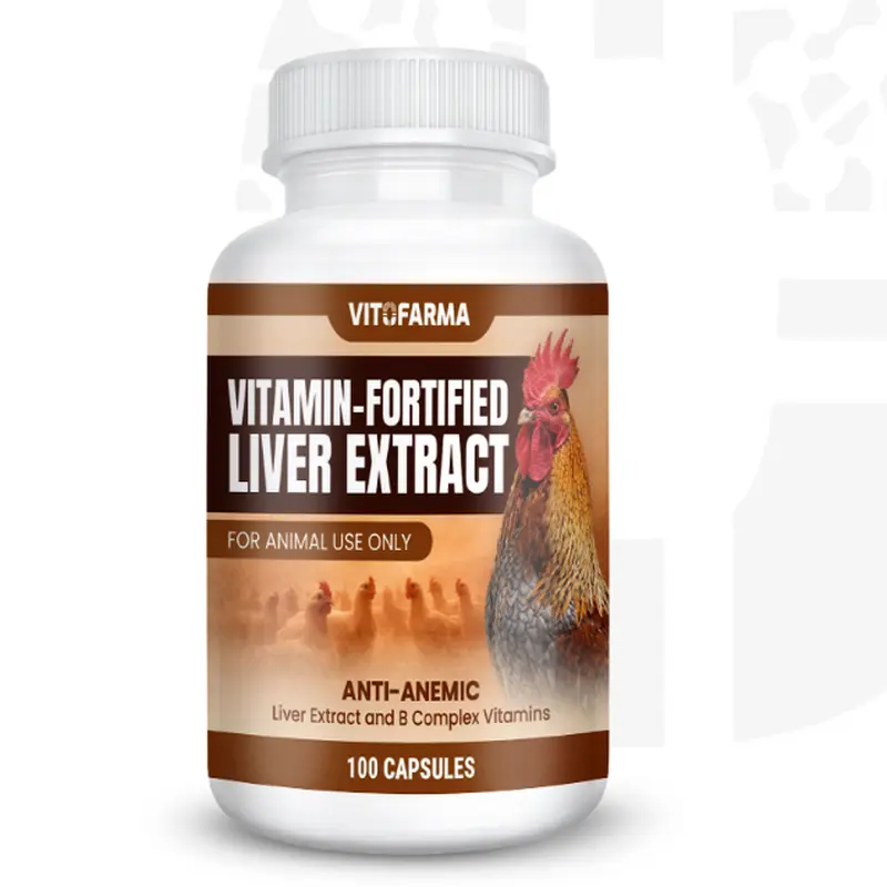 Liver Extract Supplement for Roosters 100 Capsules