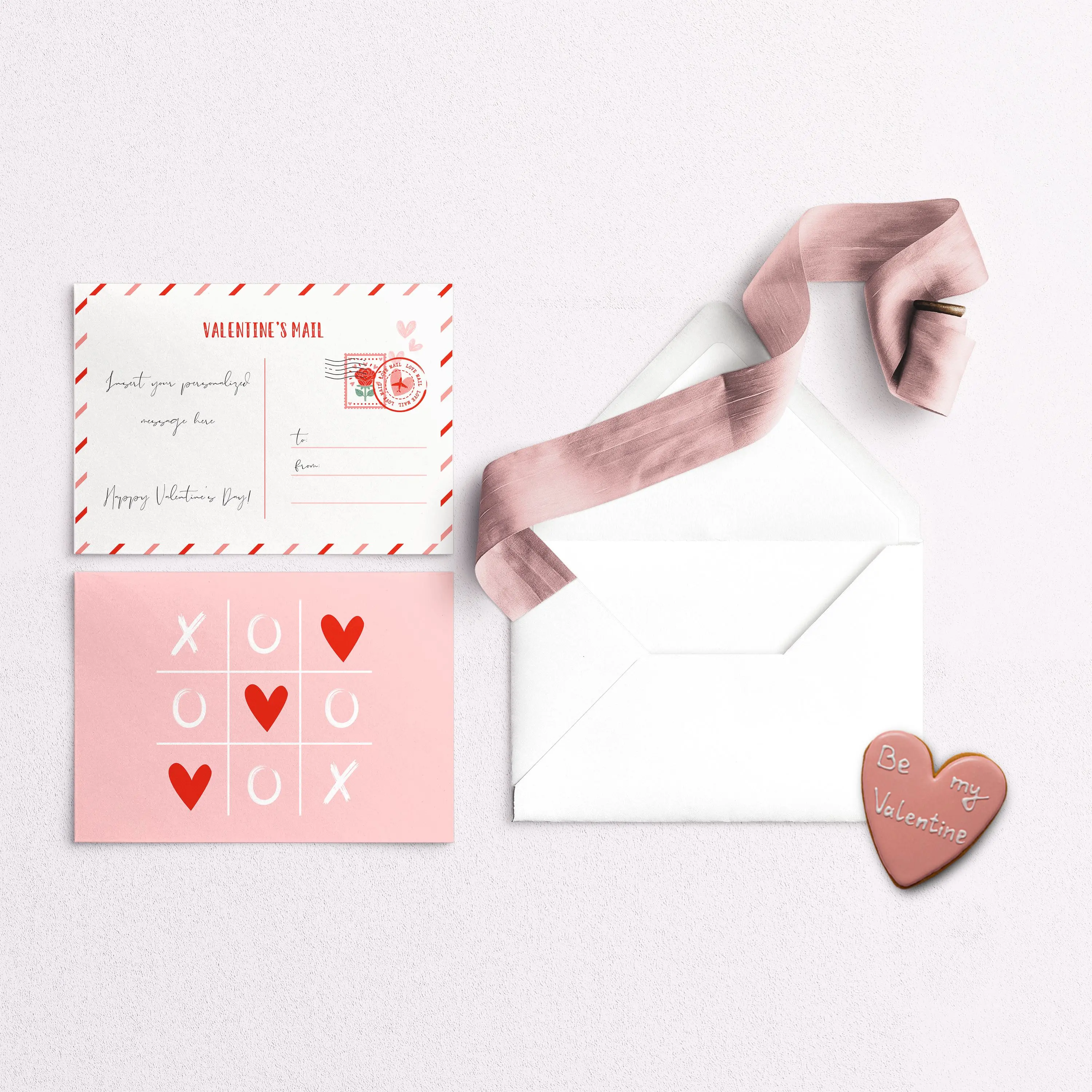 XOXO Personalized Postcard