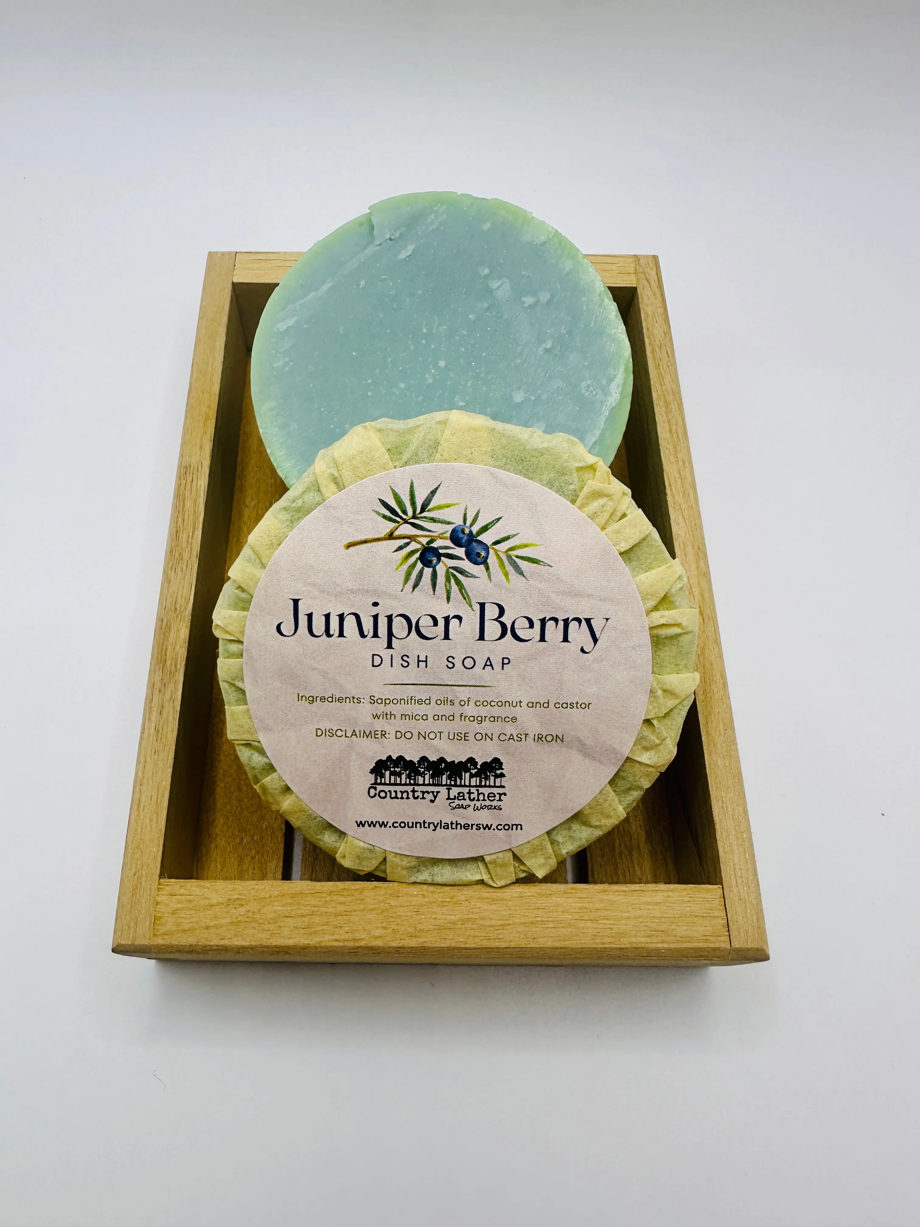 Juniper Berry Solid Dish Soap Refill