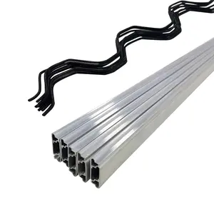 6.6FT Mini Greenhouse Wiggle Wire Kit - 1MM Thick Aluminum Lock Channel & Spring Wire for Enhanced Durability & Secure Plant Support