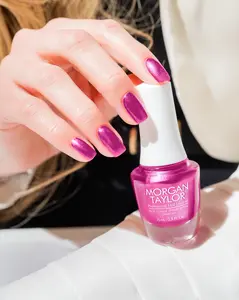 Morgan Taylor Tutti Frutti - Medium Pink Pearl, Professional Lacquer, Vibrant, Chip-Resistant, Fast-Drying, Long-Lasting, High-Shine, Perfect for Manicures & Pedicure, 15mL.