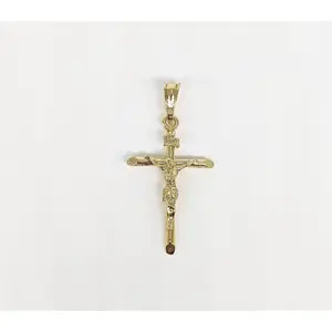 Plated Small Cross Pendant