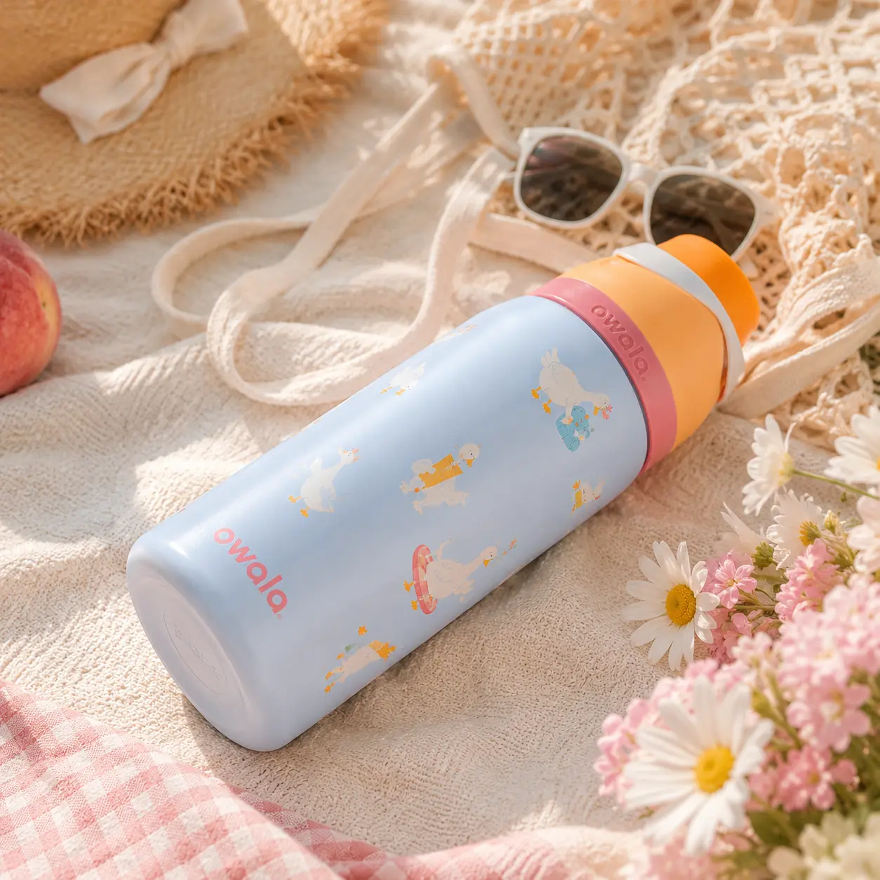 32oz Premium Cute Insulated Water Bottle – Stainless Steel Thermal Bottle with Straw Lid (BPA-Free)