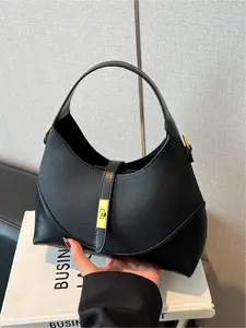 Fashion Colorblock Patchwork Handbag, Simple Casual Shoulder Crossbody Bag for Outdoors & Commuting, Versatile Design for Daily Use