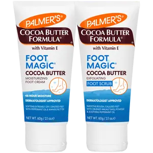 Palmer's Cocoa Butter Formula Foot Magic Foot Scrub + Foot Cream Bundle