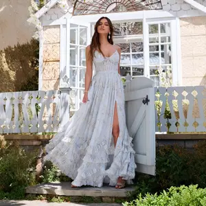 Suspender dress elegant waist long skirt women's summer new style