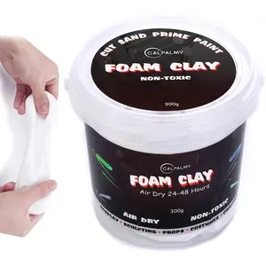 Moldable Cosplay Foam Clay (White) – High Density and Hiqh Quality for Intricate Designs | Air Dries to Perfection for Cutting with a Knife or Rotary Tool, Sanding or Shaping