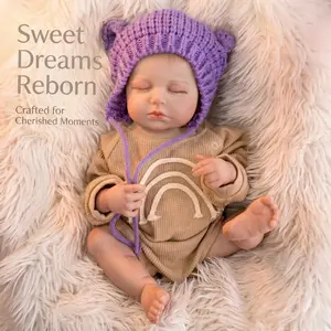 Super Realistic Reborn Doll, Best Touch 18 Inch Full Vinyl Safe Skin, Perfect Gift, High-Quality Babydoll, Soft & Lifelike