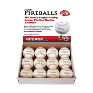 Genuine Leather Regulation Pitching Machine Baseballs-1 Dozen