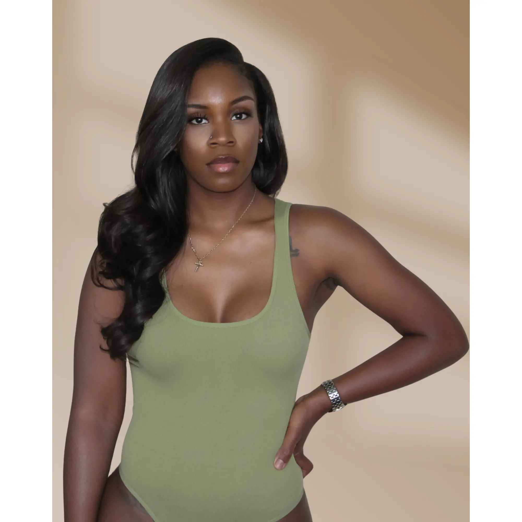 BASIC SLEEVELESS BODYSUIT