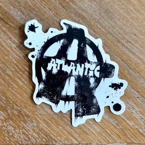 Atlantic Anarchy B/W Sticker 5”