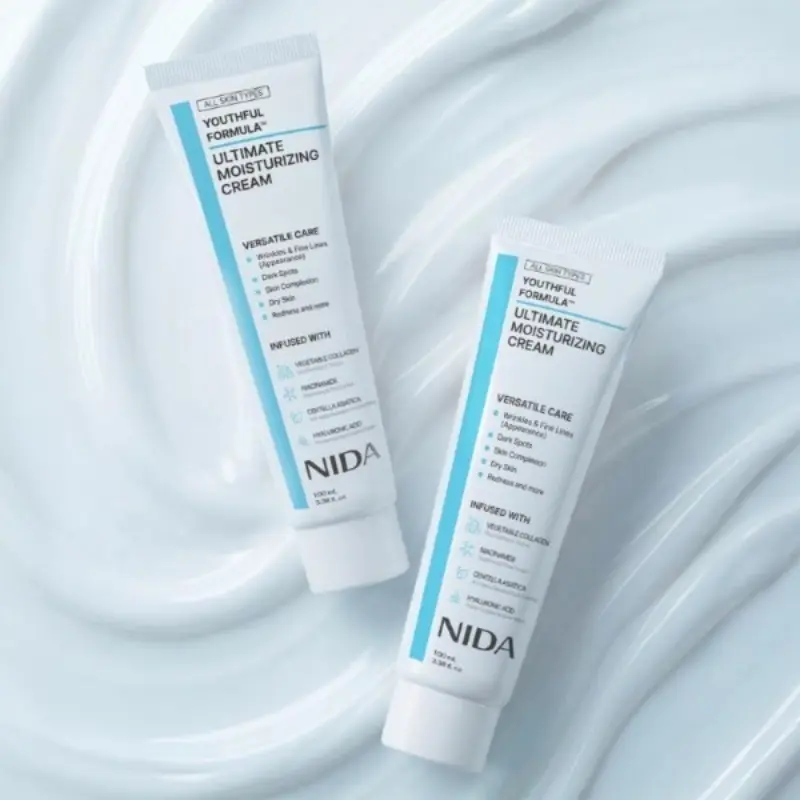 【Buy one get one free】NIDA Youthful Formula Ultimate Moisturizing Cream (100mL) / Collagen, Niacinamide, Centella Asiaticav