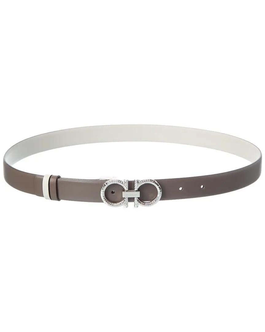 Ferragamo Gancini Reversible Leather Belt Ferragamo Gancini Reversible Leather Belt