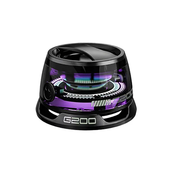 G200 Magnetic Mini Bluetooth Speaker, Mini LEDShower Speaker, Rechargeable Wireless Speaker,TWS Stereo Sound Speaker for Outdoor Cycling& Gaming