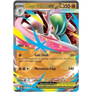 Mega Gallade ex - Chaos Rising 048/086 Double Rare Nm