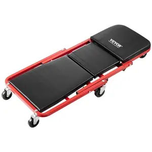 36 in Foldable Portable Garage Use Mechanic Creeper Stool, 300 lbs Capacity Z Garage Creeper