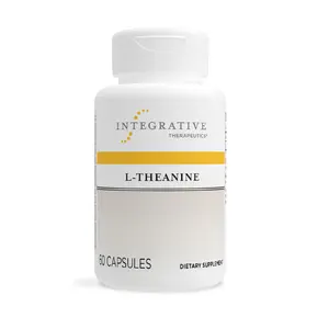 Integrative Therapeutics L-Theanine 200 mg - Suntheanine Brand L-Theanine - Promotes a Relaxed State & Healthy Stress Response* - Vegan and Gluten Free - 60 Capsules