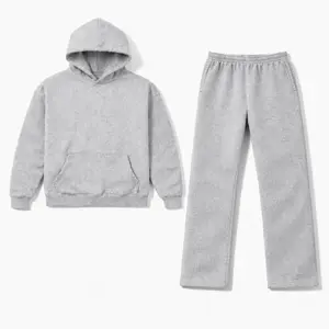 S&W Premium Heavyweight Hoodie & Open-Hem Sweatpant Set - 320 GSM