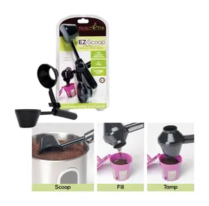 212 MAIN Perfect Pod EZ-Scoop Type Black Scoop & Funnel, Model 6504708, for Capsule Filling and Capsule Fill Tasks