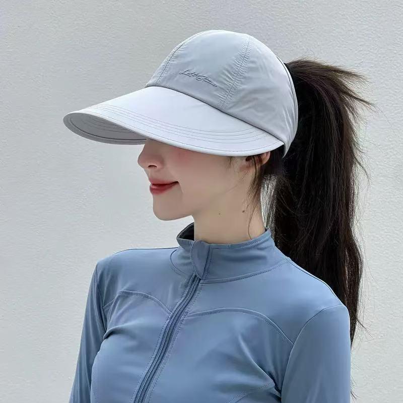2-Pack UPF Sun Protection Baseball Hat for Men and Women - Lightweight, Adjustable Velcro Closure, Wide Brim Outdoor Sports Hat, All-Season Elastic Design (White/Gray/Black)