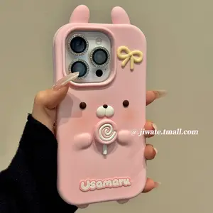 Applicable to oppoReno15 mobile phone case reno14 three-dimensional rotating lollipop rabbit pill reno13 cartoon 12pro women's findx9 anti-drop x8 silicone a5x soft case a58 cute a3x new model