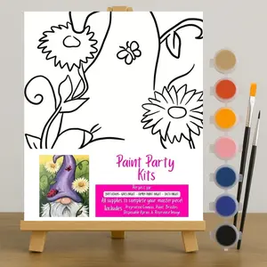 Paint Party Canvas Sip and Paint Kit- 4th of July