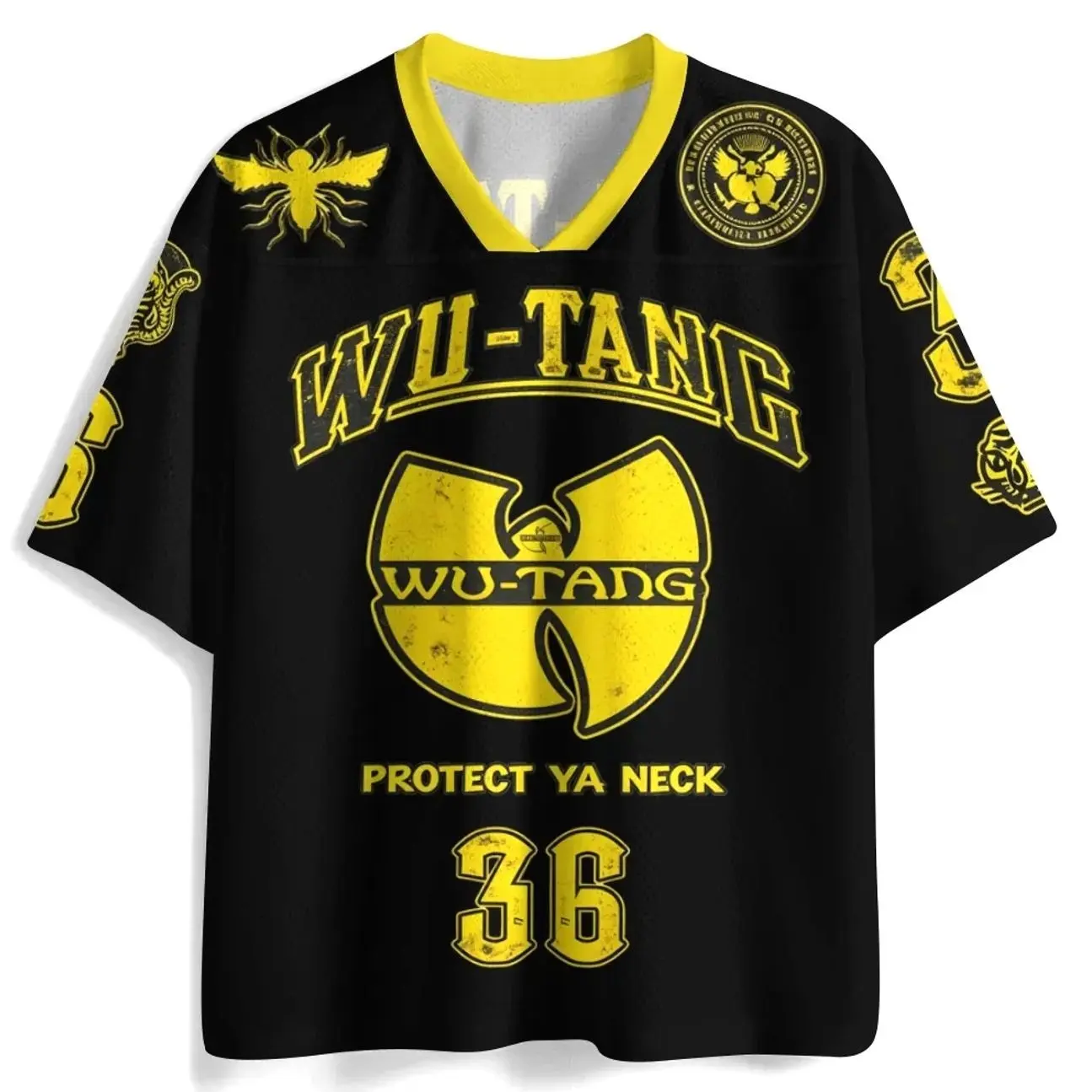 Wu-Tang Clan 36 Number Jersey Shirts 1E4