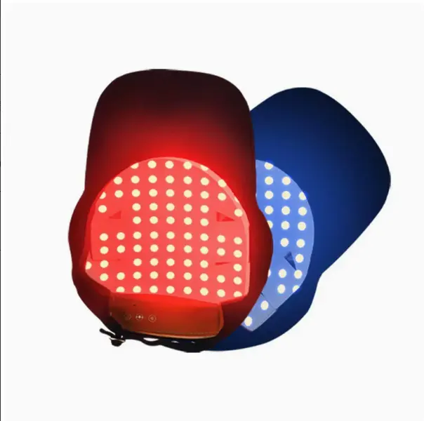 【FathersDayGift】Red & Blue Light Hair Growth Cap — Unisex Scalp Care Device | Intelligent Red & Blue Light Therapy | 4 Adjustable Modes | Promotes Hair Regeneration & Prevents Hair Loss(midyearsale|restock)