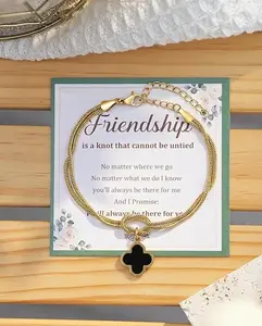 Love Knot Friendship Bracelets, Best Friend Galentines Valentines Birthday Mothers Day Christmas Jewelry Friendship Gifts for Women Bff Bestie