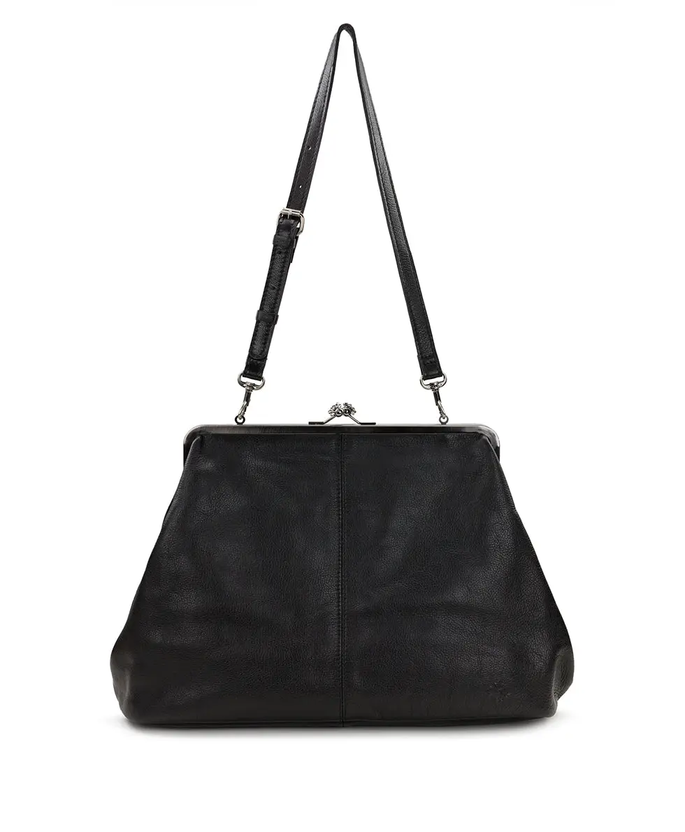 Serafina Large Frame Bag - Rugged Natural Grain Leather