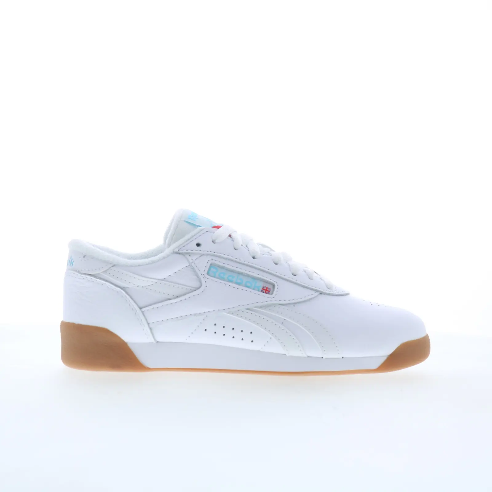 Reebok F/S LO Womens White Synthetic Lace Up Lifestyle Sneakers Shoes