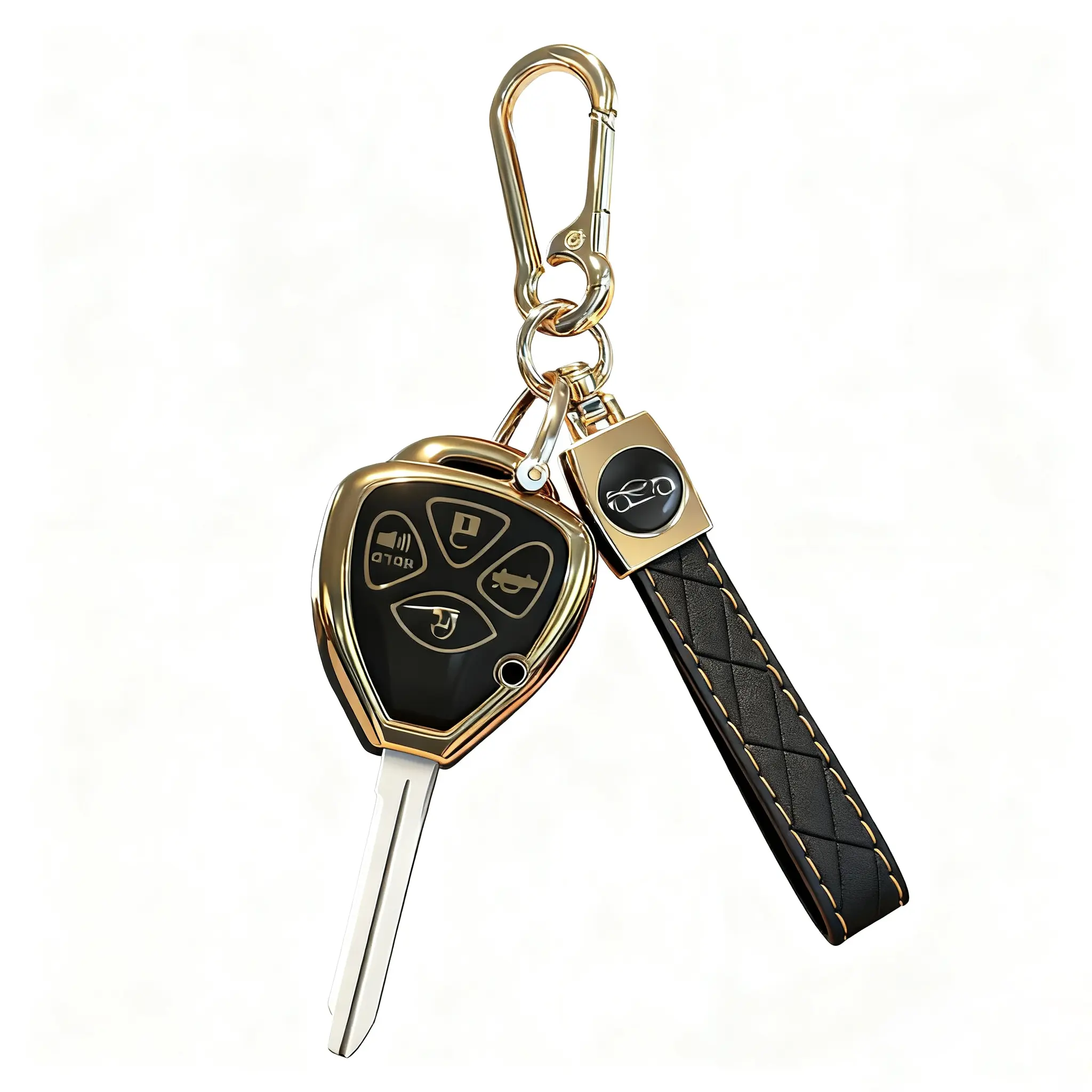 Key Fob Keyless Entry Remote Shell Case & Pad fits Toyota 2008-2013 Avalon / 2007-2011 Camry / 2008-2013 Corolla / 2009-2014 Venza