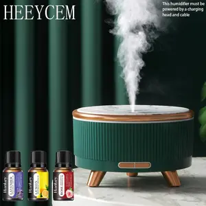 1-Pack Essential Oil Aromatherapy Diffuser, Circulating Humidifier, Fragrance Aroma Humidifier, Home Office Aromatherapy Diffuser, 7 Color Lights with Three Bottles of Essential Oils, Home Office Gift for Family and Friends