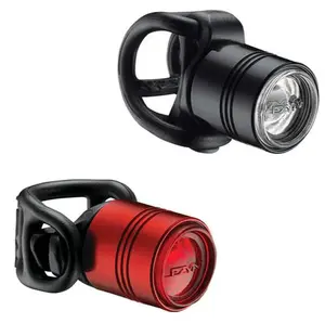 Lezyne LED Femto Drive Compact Front & Rear Bike Light Pair (1-LED-1P-V100)