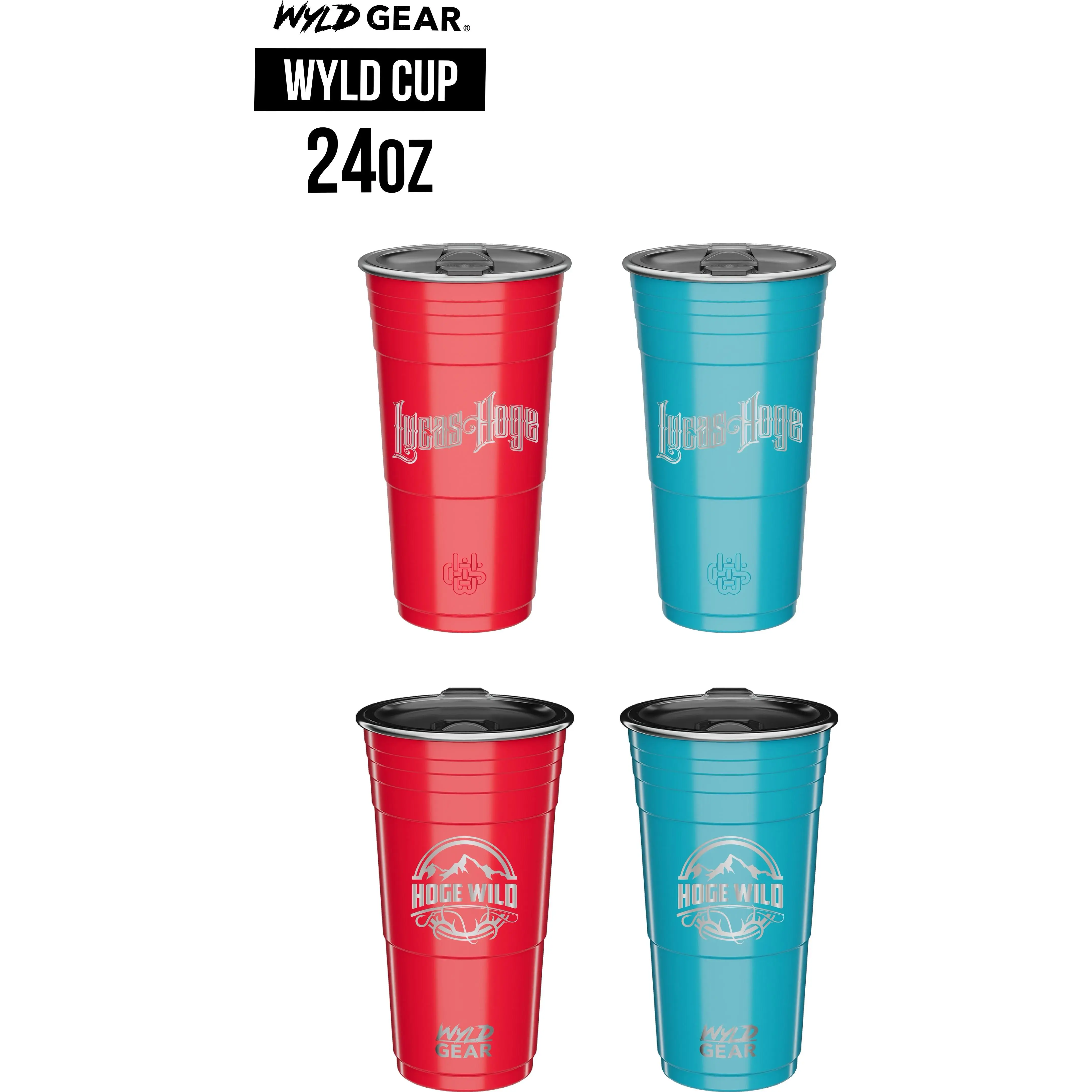 Lucas Hoge/Hoge Wild aluminum cups 24oz