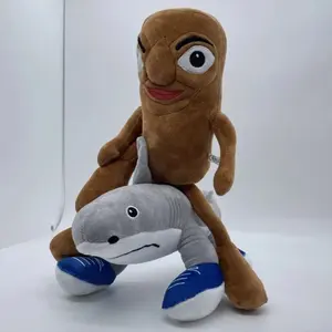 Italian Brainrot Tralalero Tralala Plushies Tung Tung Sahur Stuffed Doll Cute Shark Figurine Blind Box Gift
