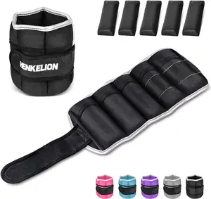 1 Pair 2 3 5 10 Lbs Adjustable Ankle Weights for Women Men , Strength  Wrist and Ankle Weights Sets for Gym, Fitness Workout, Running, Lifting - Black Grey  Blue Purple