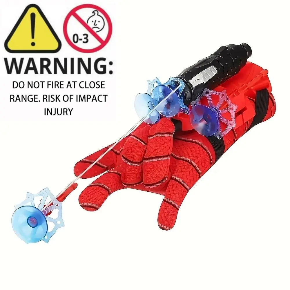Spider Web Launcher Gloves - Interactive and Hero Toy for Kids and Adults, Durable Abs Material, Perfect for Halloween and Christmas Gifts