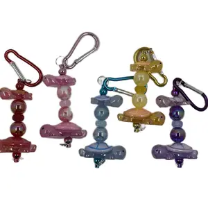 Big Turtle and Little Turtle Keychain or Bag Clip - Perfect for Keys or Luggage beaded keychains