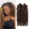 YGwigs Mixed Color Miracle Knots Burmese Curly with Spiral Curls Feather Crochet Human Hair – Full Volume Natural Finish, Soft Lightweight