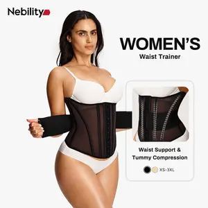 Nebility Women's Waist Trainer Belt with Built-in Steel Frame Double Wrap Waist Cincher Trimmer Ab Belt Tummy Control Body Shaper Firm Compression & Shaping basic shapewear tummy  wrap  waist  trainer extreme Body Sculpting Belt Womenswear
