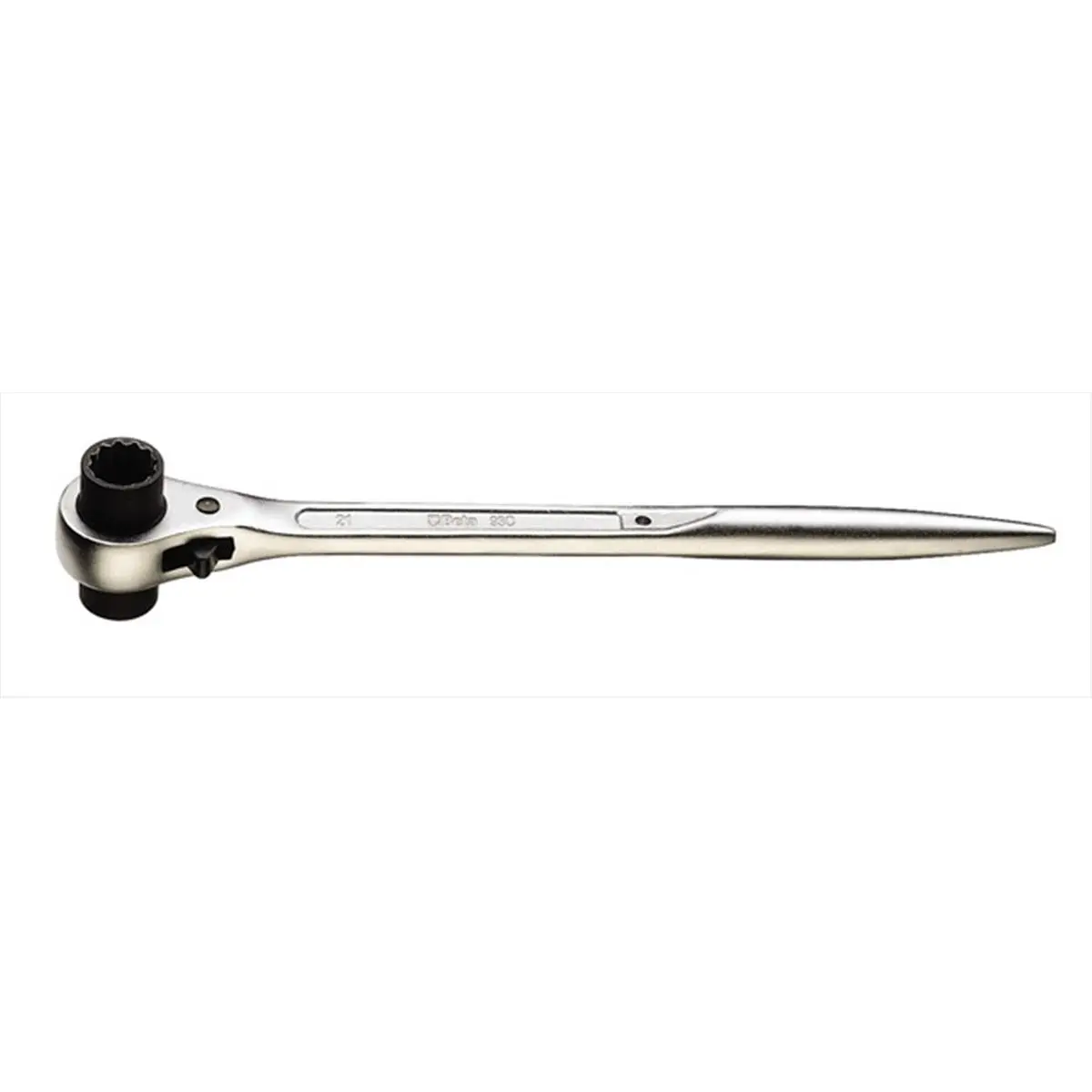 Beta Tools  93C 21 x 22 mm. Ratcheting Double-Ended Offset Ring Wrenches for Scaffolding Bolts