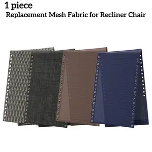 Zero Gravity Chair Replacement Mesh Fabric, Durable Recliner Cover with Bungee Cords, Universal Repair Cloth for Outdoor Folding Lounge Chairs