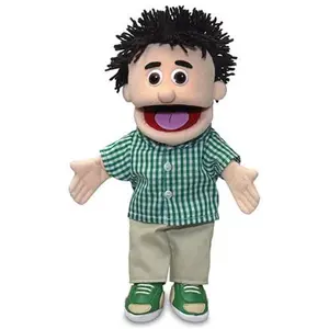 Kenny, Boy Puppet, Peach Skin (14")
