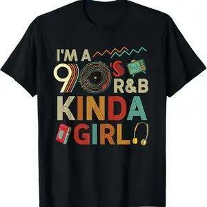 Cotton Fun 90s R&B Style Retro T-shirt, Unisex