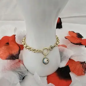 Manilla de rolo con ojo turco de protección